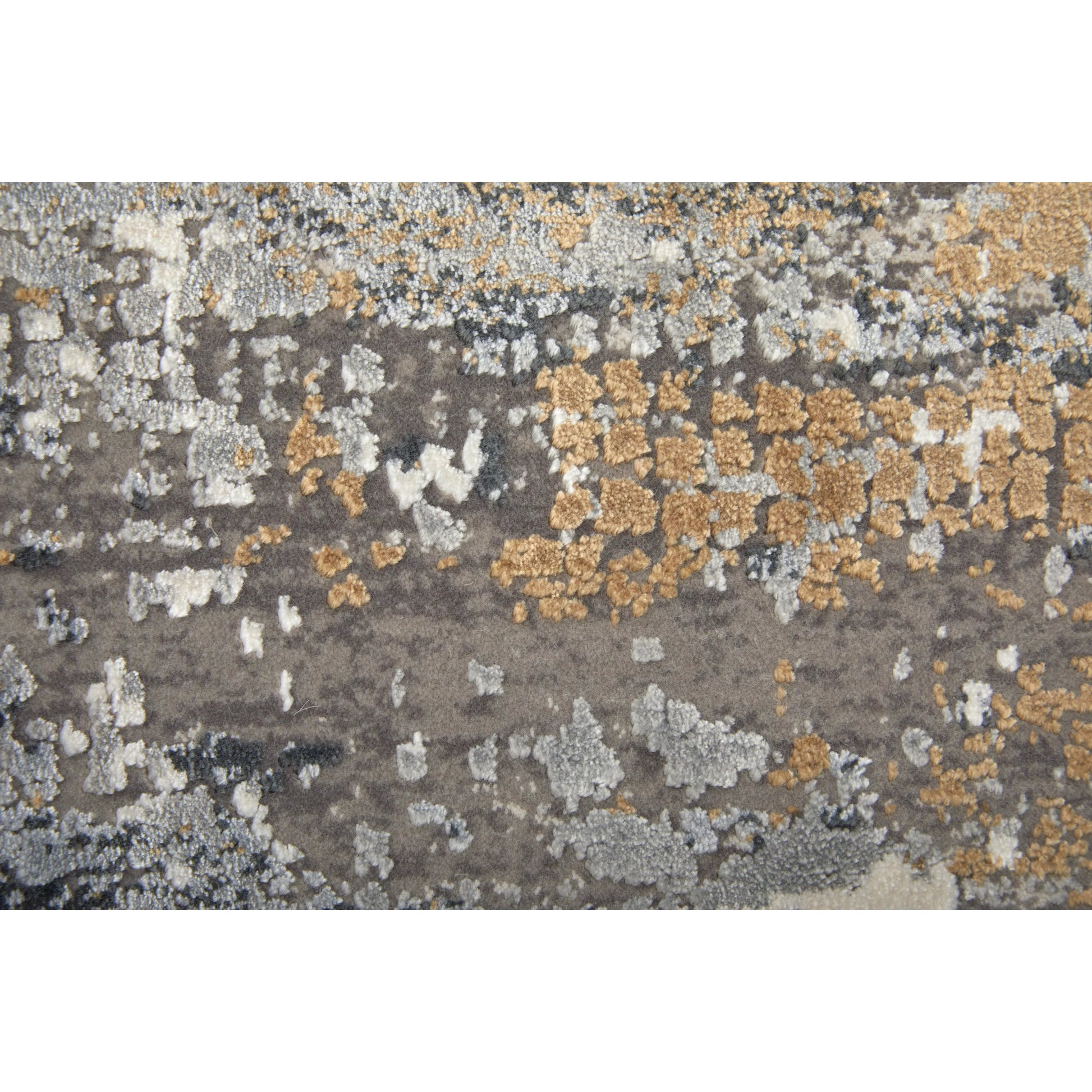 Cadiz Rug - 3887F by Feizy in ivory, gray, gold. Made from viscose, acrylic in a unique style.