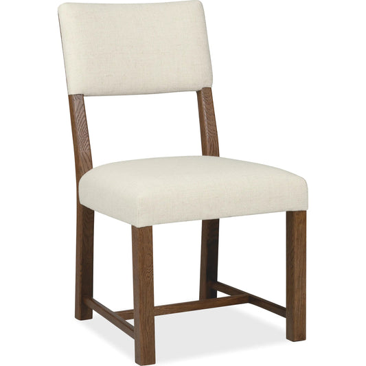 Driftwood Upholstered Side Chair by Hooker Furniture in beige. Made from unique in a transitional style.