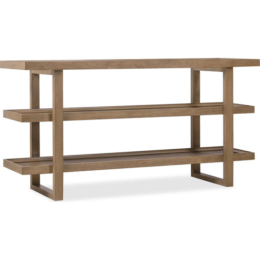 Sonnet Console Table by Hooker Furniture in medium wood and wren. Made from unique in a unique style.