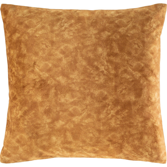 Collins Pillow - 32491 by Surya in dark brown, mustard. Made from front: 100% polyester, back: 100% polyester in a modern style.