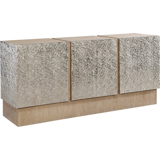Konstance Buffet by Bernhardt in silver, brown. Made from wood, metal in a unique style.