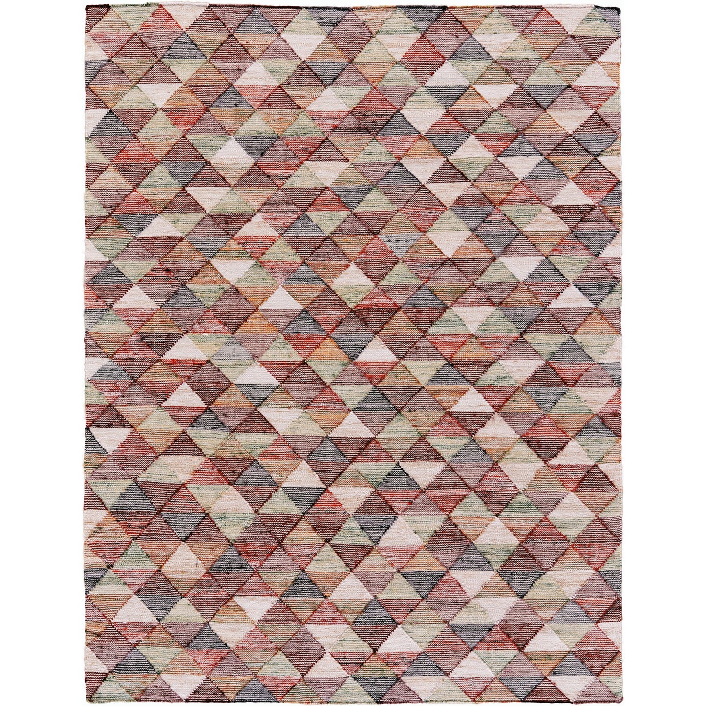 001 SI-2129974,SI-2129975 | Primary Silo | Sequoia Geometric Rug - 8712F by Feizy in red, blue, green. Made from pet in a unique style.