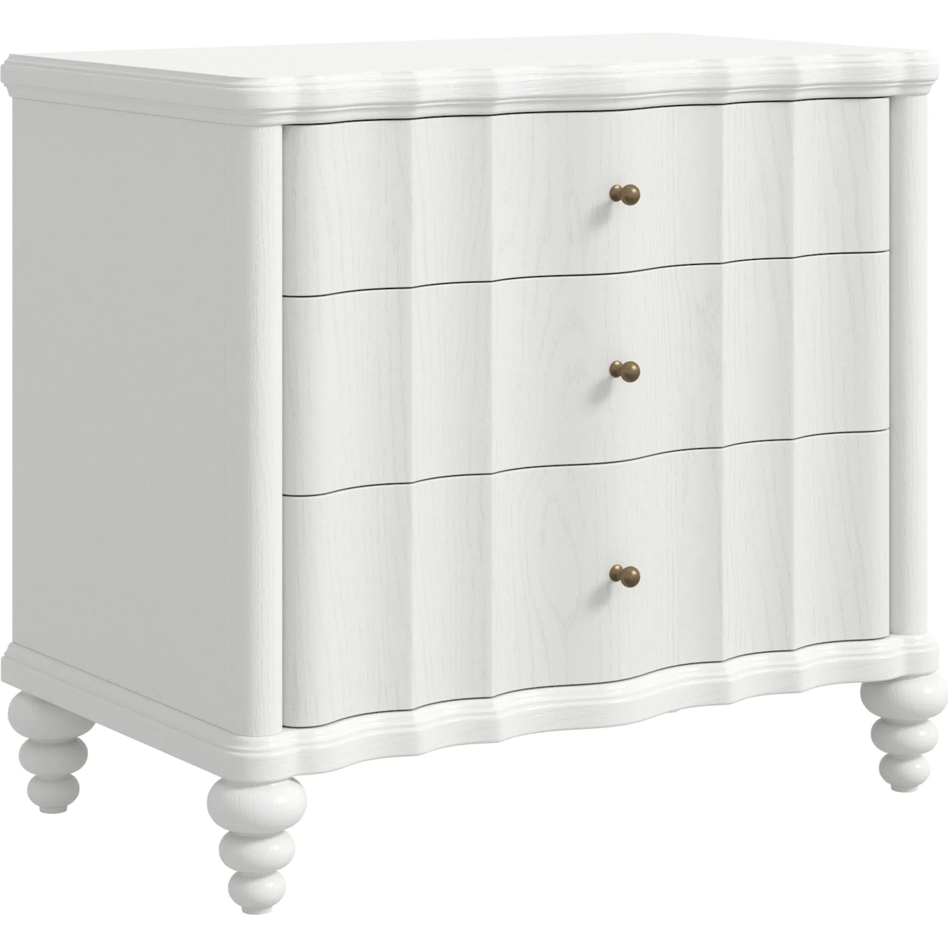 Haven Nightstand by A.R.T. Furniture. Made from parawood solids, oak veneer in a transitional style.