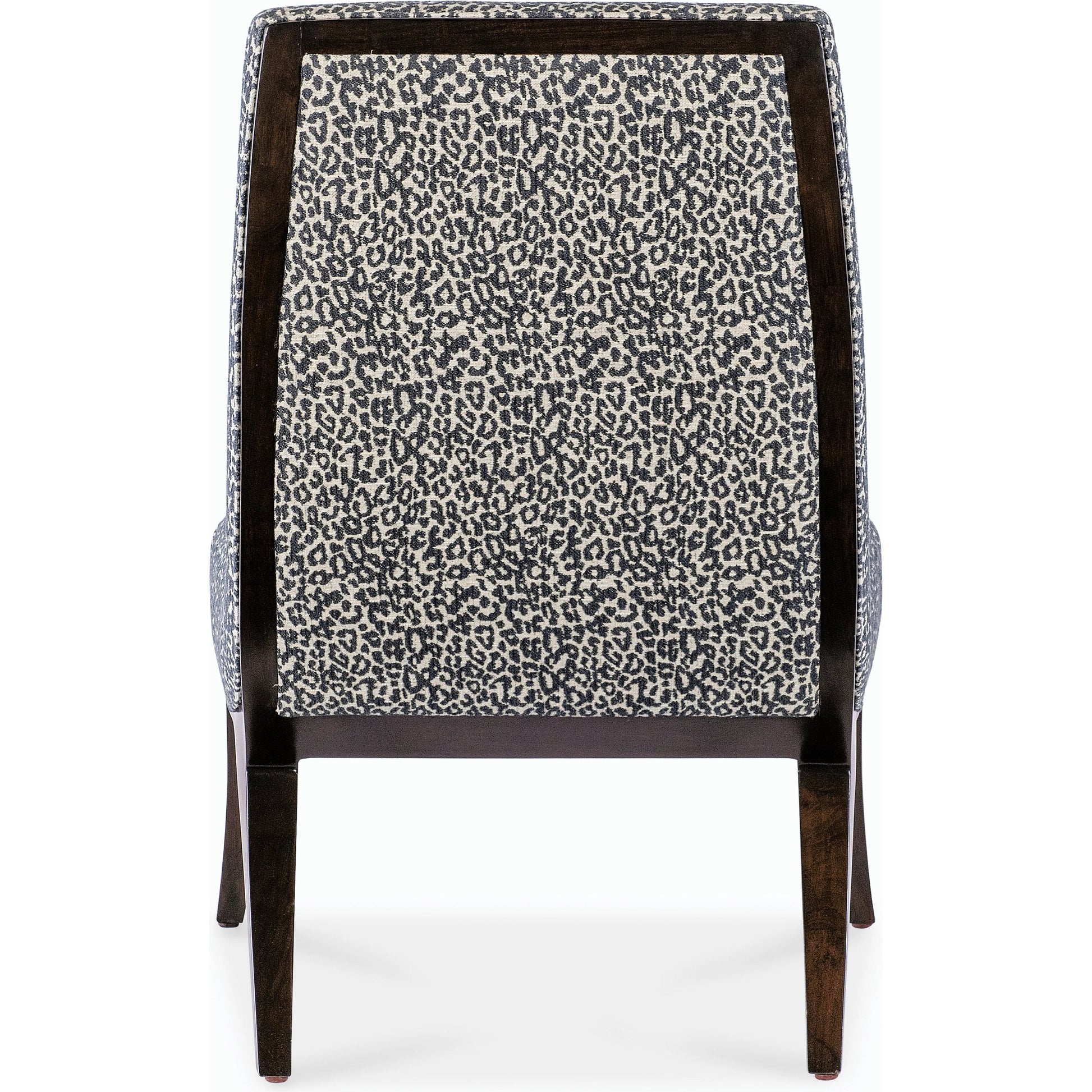 Bella Slipper Chair by Hooker Furniture in rich cathedral cherry. Made from fabric in a modern style.
