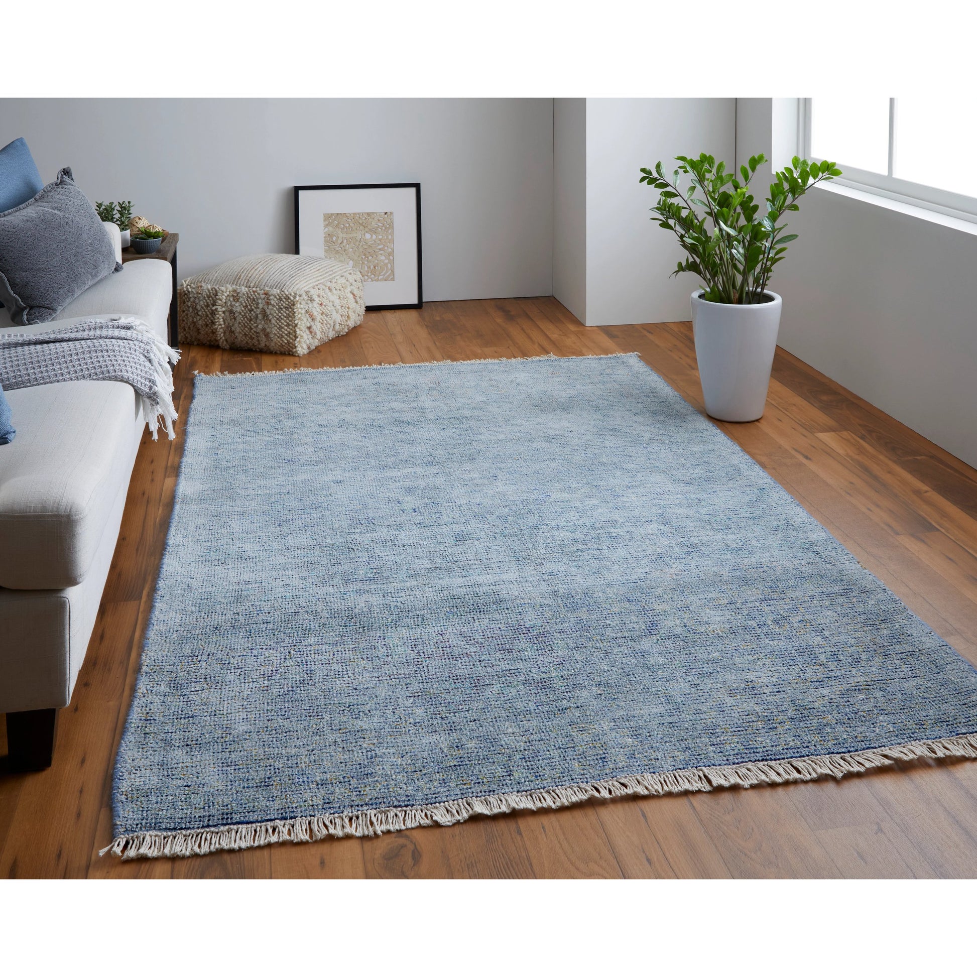 Caldwell Transitional Rug - 8803F by Feizy in blue, gray. Made from wool, viscose in a unique style.