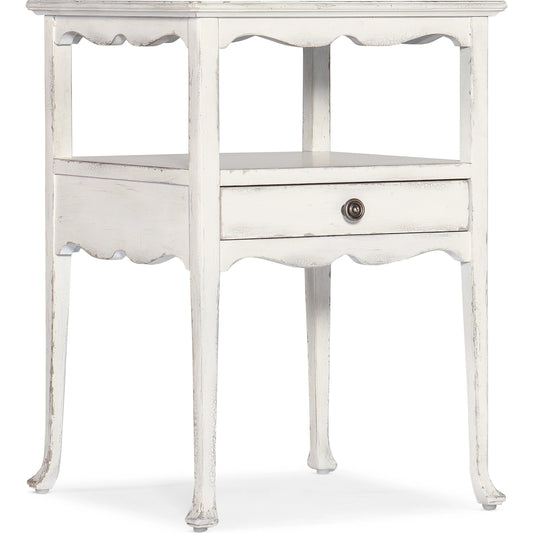 Charleston One-Drawer Accent Table by Hooker Furniture. Made from maple veneers in a transitional style.