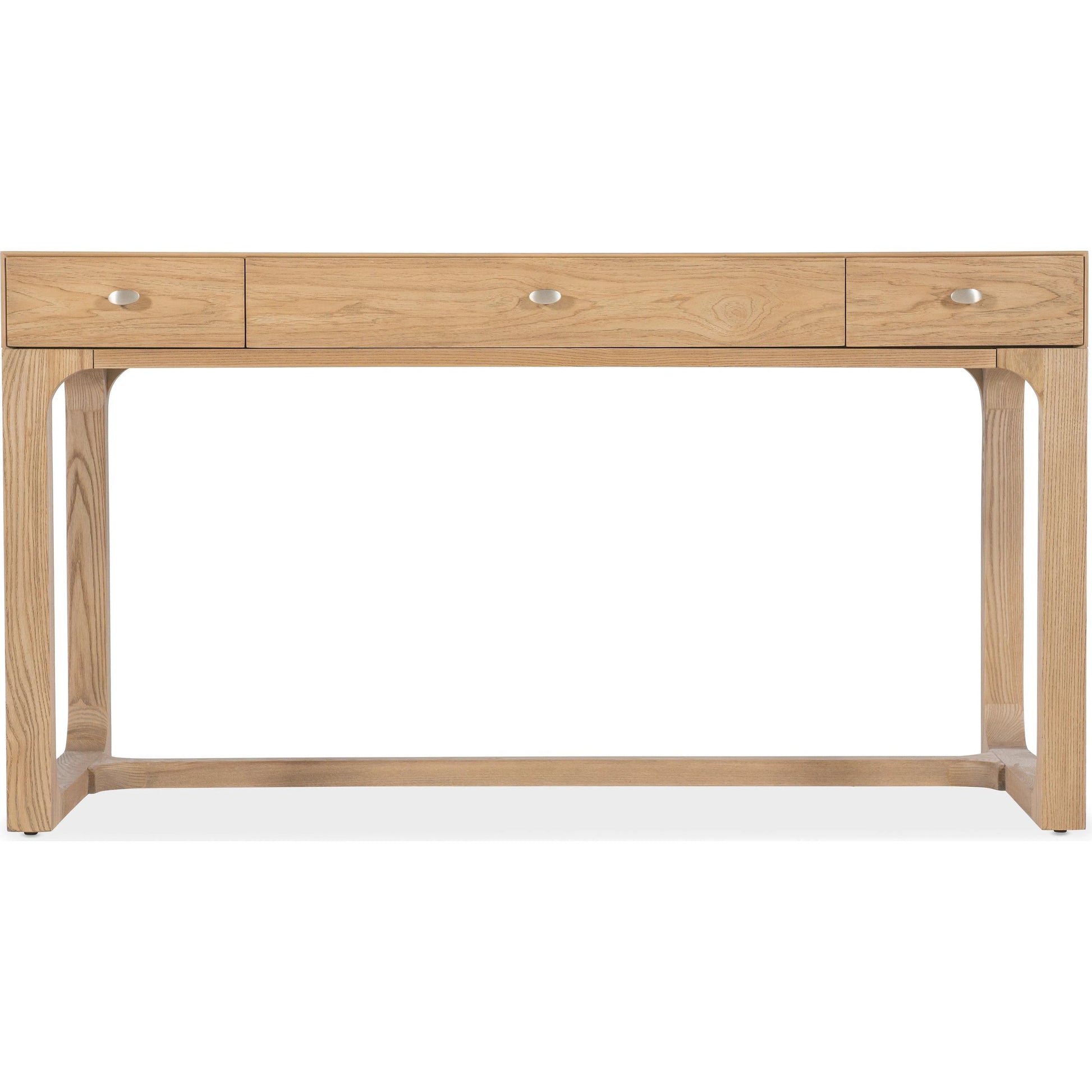 Documents Writing Desk by Hooker Furniture in brown and light natural pecan finish. Made from pecan veneers in a transitional style.