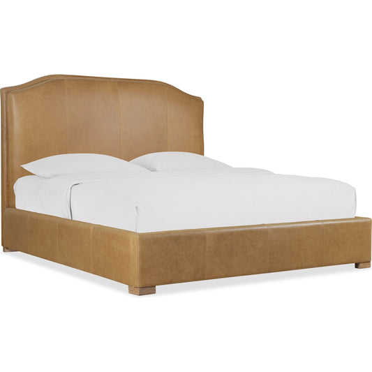 Driftwood Upholstered Bed by Hooker Furniture in sun-faded oak. Made from unique in a transitional style.