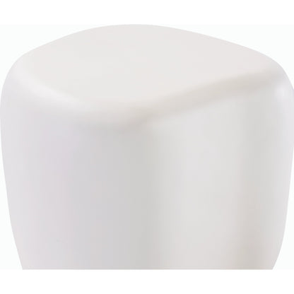 Pebble Outdoor End Table by Sunset West. Made from gfr concrete in a modern style.