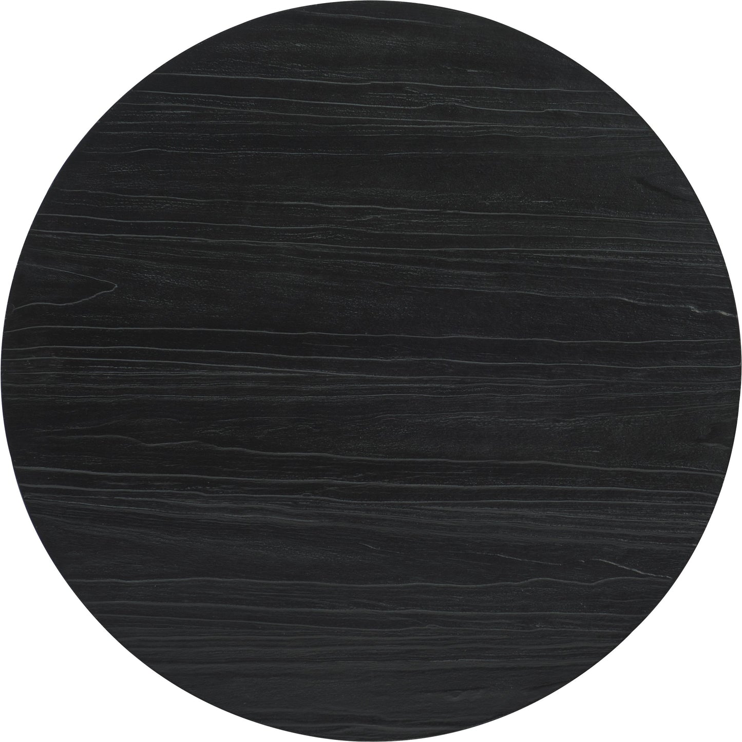 002 SI-1959580 | Additional Silo | Chapman Shou Sugi Ban Petite Round Dining Table by Hooker Furniture in charred black. Made from pine veneers in a modern style.