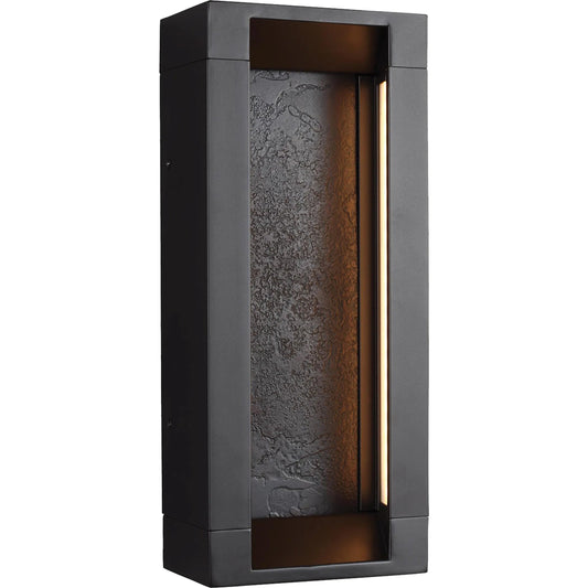 Mattix Outdoor Wall by Generation Lighting in oil rubbed bronze. Made from cast aluminum in a modern style.