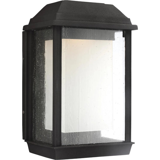 001 SI-2235449 | Primary Silo | McHenry Medium LED Lantern by Visual Comfort & Co. in textured black. Made from stonestrong in a unique style.