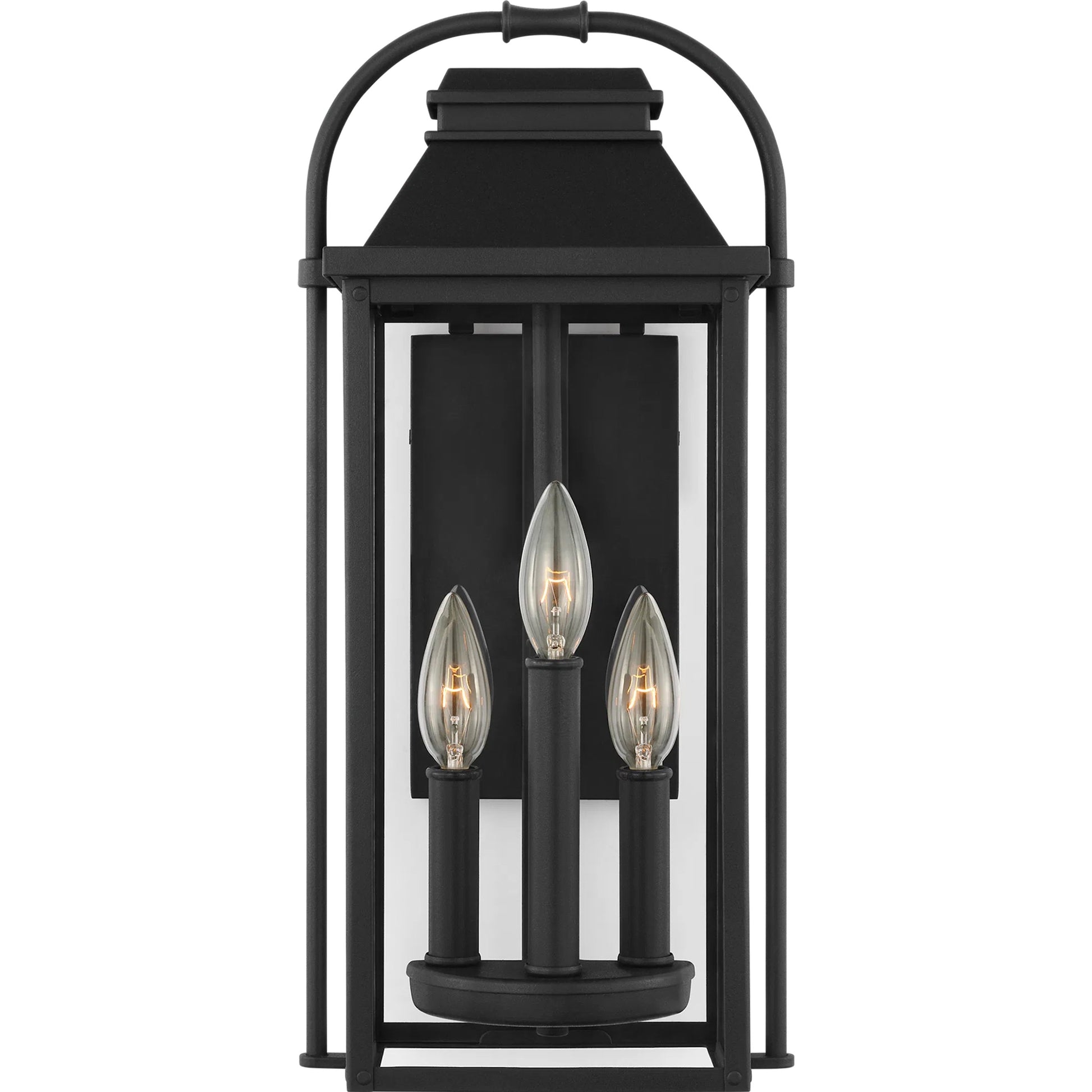 Wellsworth Small Lantern by Visual Comfort & Co. in textured black. Made from unique in a unique style.