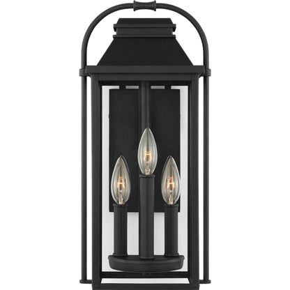 Wellsworth Small Lantern by Visual Comfort & Co. in textured black. Made from unique in a unique style.