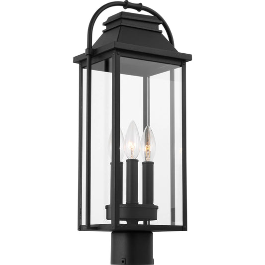 Wellsworth Post Lantern by Visual Comfort & Co. in textured black. Made from unique in a unique style.