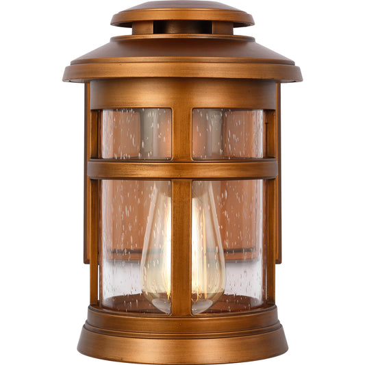Newport Lantern by Visual Comfort & Co. in natural copper. Made from stonestrong in a unique style.