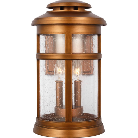 Newport Lantern by Visual Comfort & Co. in natural copper. Made from stonestrong in a unique style.