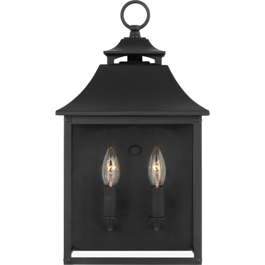 Galena Pocket Wall Lantern by Visual Comfort & Co. in textured black. Made from unique in a unique style.