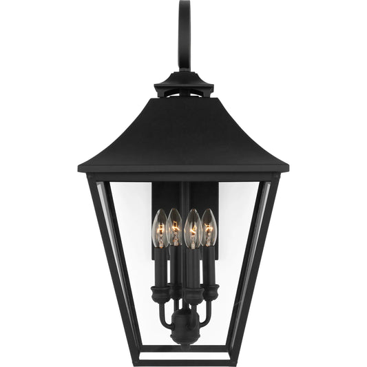 Galena Large Lantern by Visual Comfort & Co. in textured black. Made from unique in a unique style.