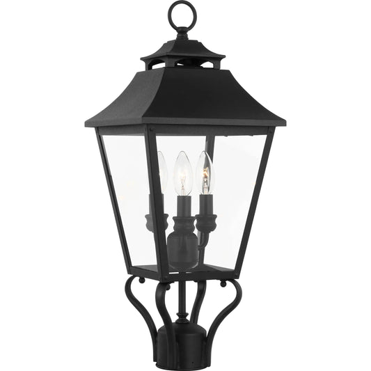 Galena Small Post Lantern by Visual Comfort & Co. in textured black. Made from unique in a unique style.