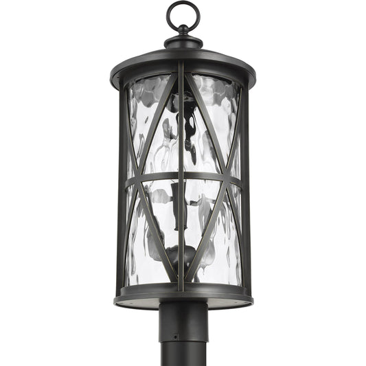 Millbrooke Outdoor Post Mount by Generation Lighting in antique bronze. Made from stonestrong in a modern style.