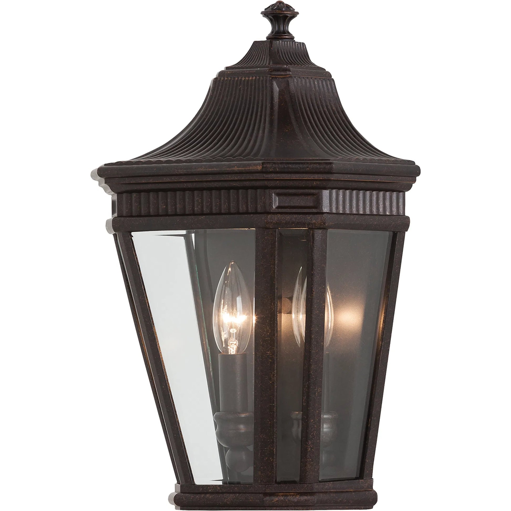 Cotswold Lane Wall Lantern by Generation Lighting. Made from aluminum in a traditional style.