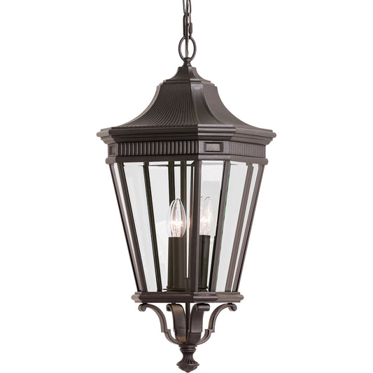 Cotswold Lane Hanging Lantern by Generation Lighting. Made from aluminum in a traditional style.