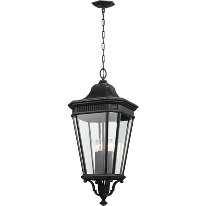 Cotswold Lane Hanging Lantern by Generation Lighting. Made from aluminum in a traditional style.