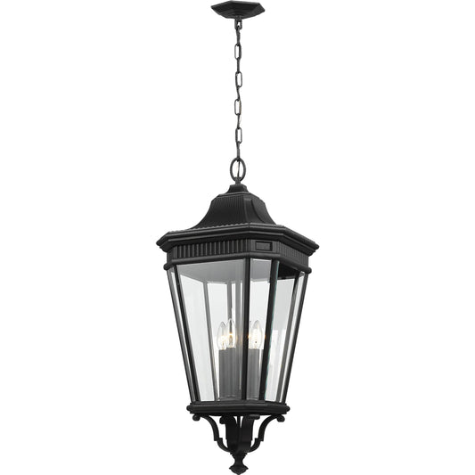 Cotswold Lane Hanging Lantern by Generation Lighting. Made from aluminum in a traditional style.