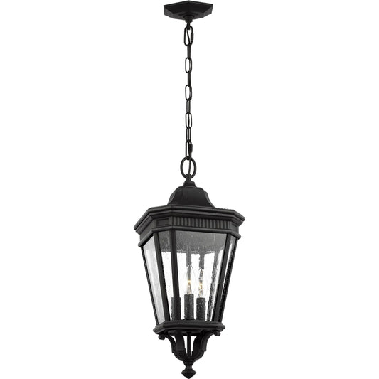 Cotswold Lane Hanging Lantern by Generation Lighting. Made from aluminum in a traditional style.