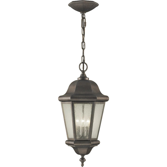 Martinsville 3-LIGHT Pendant by Generation Lighting in corinthian bronze. Made from stainless steel in a traditional style.