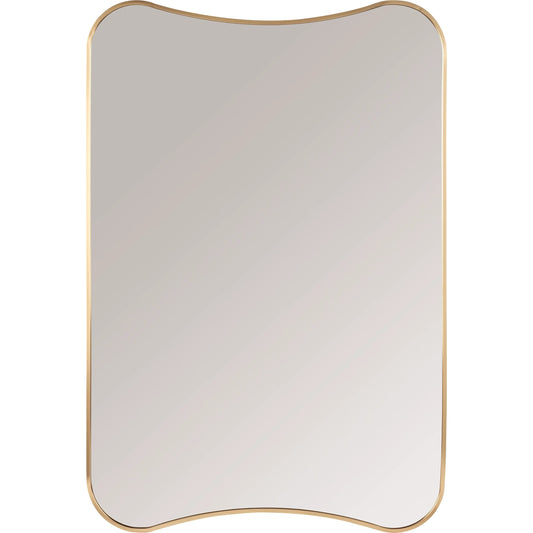 Bellona Mirror - 525187 by Livabliss in brushed gold. Made from frame: aluminum in a modern style.