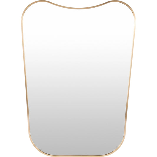 Bellona Mirror - 525190 by Livabliss in brushed gold. Made from frame: aluminum in a modern style.