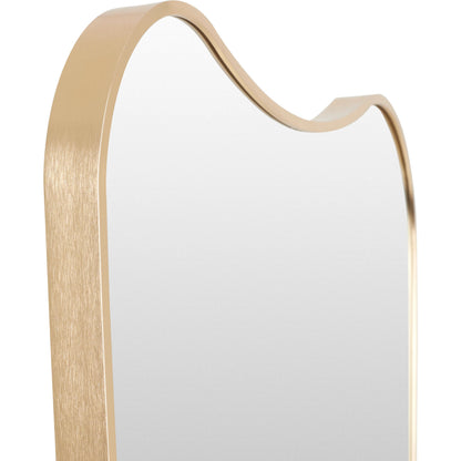 Bellona Mirror - 525190 by Livabliss in brushed gold. Made from frame: aluminum in a modern style.