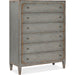 Ciao Bella Chest by Hooker Furniture. Made from maple veneer, cedar, felt panel, solid-wood edge top in a traditional style.