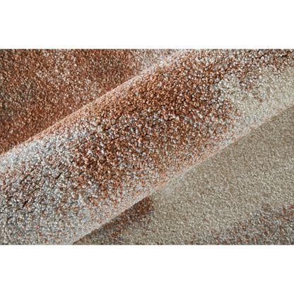 Gilmore GIL39UOF Rug by Feizy in ivory, orange, gray. Made from polypropylene in a unique style.
