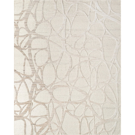 Ombre Rug - 487586 by Surya in light silver, ash. Made from face: 70% wool, 30% viscose in a unique style.