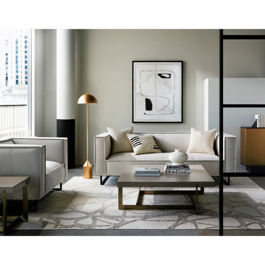Ombre Rug - 487586 by Surya in light silver, ash. Made from face: 70% wool, 30% viscose in a unique style.