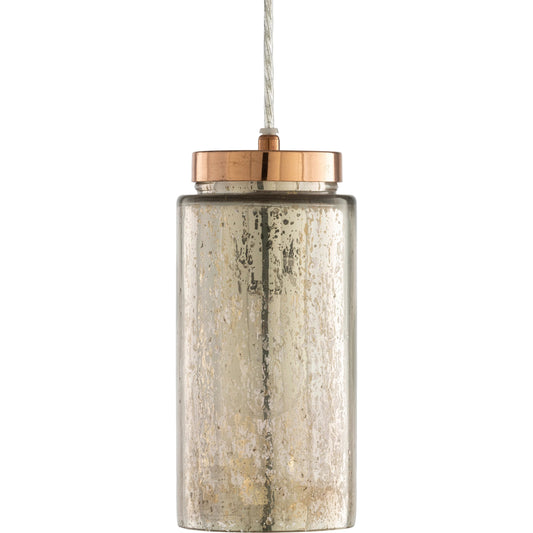 Omare - 24772 by Surya in silver, copper and mercuryplated. Made from glass, metal, plastic in a transitional style.