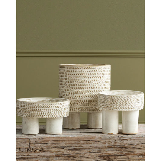 Tula Bowl by Currey and Company in ivory. Made from ceramic in a eclectic & global style.