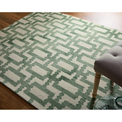 Lorrain Geometric Rug - 8919F by Feizy. Made from wool in a unique style.