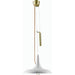 Onos Pendant - 532710 by Surya in platedplatedplatedmatteplated. Made from iron, metal in a modern style.