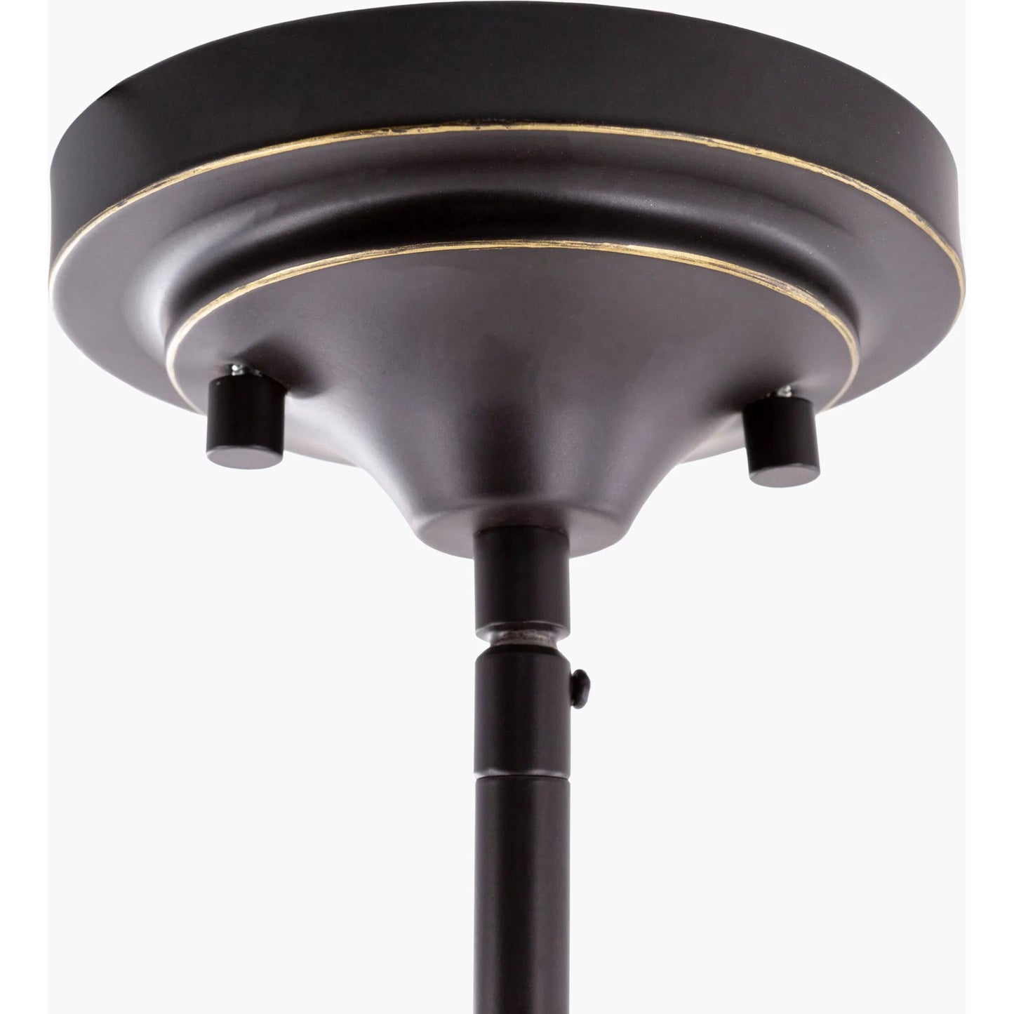 002 SI-1905091 | Closeup | Boone Ceiling Light - 25301 by Surya in amber, metallic bronze. Made from glass, metal in a modern style.