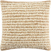 Beige, Cream, Taupe / Down Feather / 18" x 18"