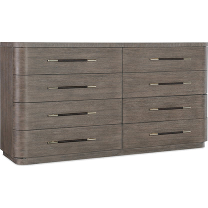 Modern Mood Dresser by Hooker Furniture. Made from oak veneers in a modern style.