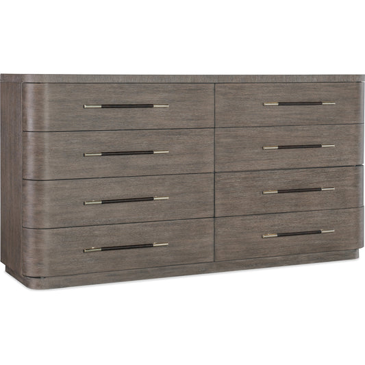 Modern Mood Dresser by Hooker Furniture. Made from oak veneers in a modern style.