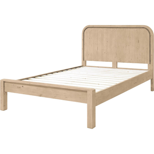 Opera Bed by LH Imports in brown and brown. Made from fsc reclaimed pine in a unique style.