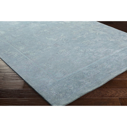 Opulent OPE-6000 Rug by Surya in blue, pale blue, sage, lavender. Made from 60% wool, 20% cotton, 20% viscose in a unique style.