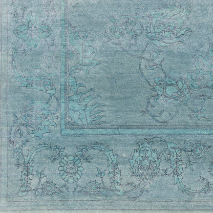 Opulent OPE-6000 Rug by Surya in blue, pale blue, sage, lavender. Made from 60% wool, 20% cotton, 20% viscose in a unique style.