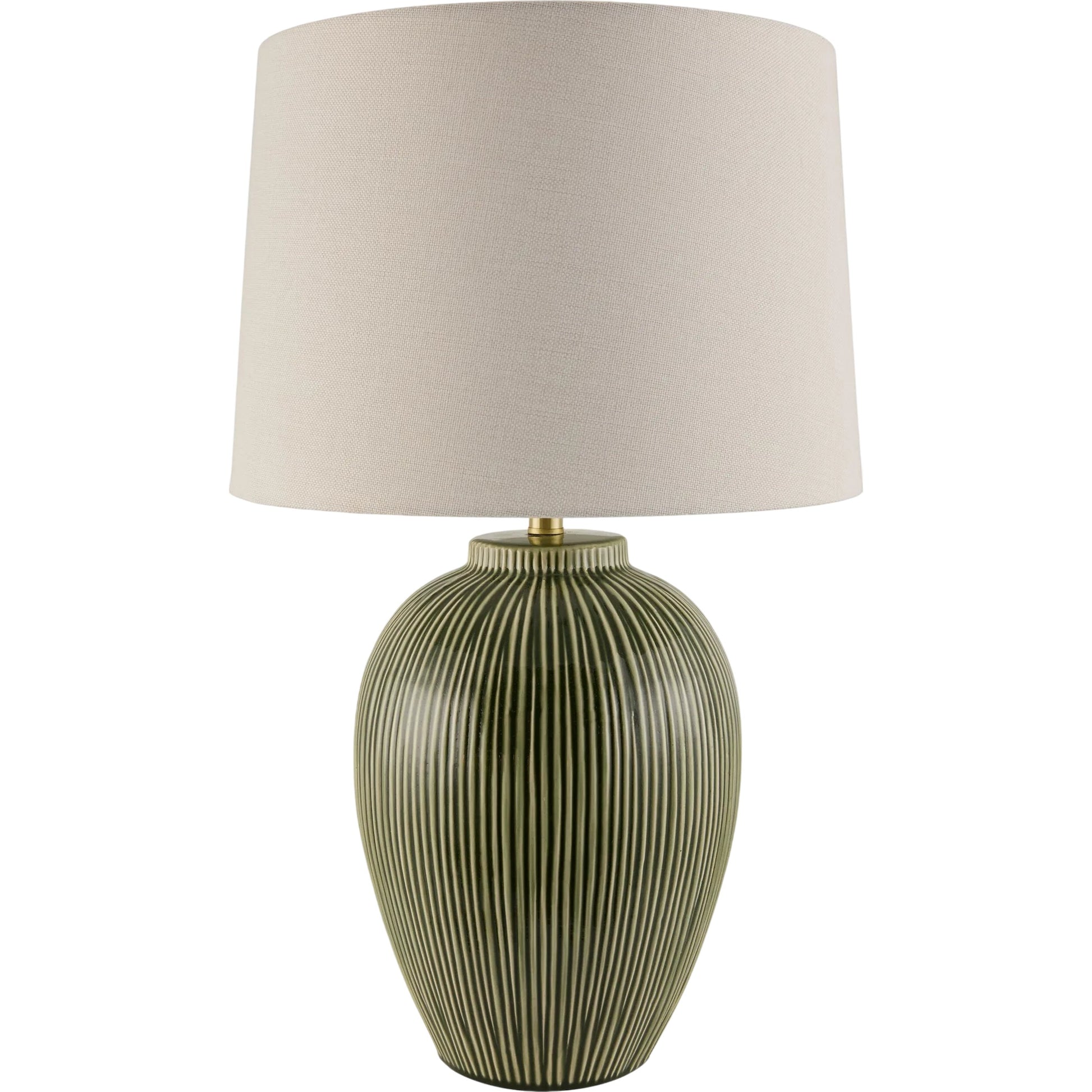 Opio Accent Table Lamp by Surya. Made from ceramic, iron, linen, polyester in a eclectic & global style.
